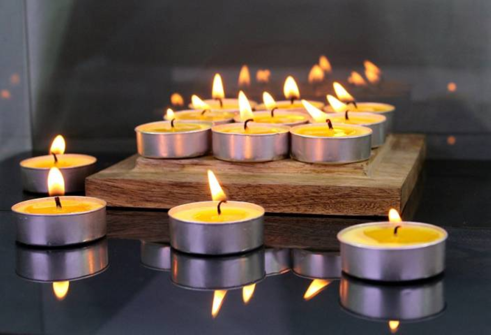 7 OZ GLASS BOWL CANDLES JASMINE 